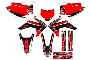 Sticker set compatible with per HONDA CRF 230 2015 - 2020 - MXPKAD15015