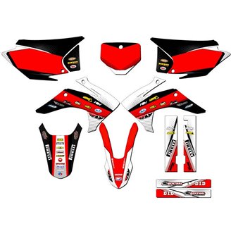 Aufkleber Satz kompatibel mit per HONDA CRF 230F BIKER 2019 - MXPKAD14860