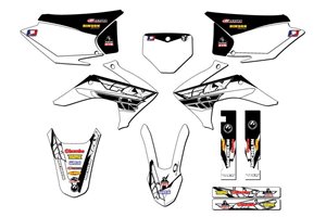 Kit de pegatinas compatible con per HONDA CRF 230F BIKER 2019 - MXPKAD14860