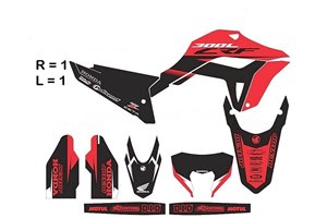 Kit adesivi compatibile con per HONDA CRF 250 300 RALLY 2021 - MXPKAD15028