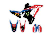 Kit Autocollants compatible avec per HONDA CRF 250 300 RALLY 2021 - MXPKAD15030