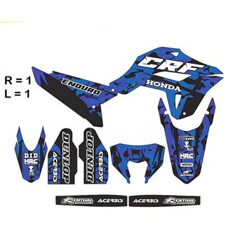 Kit adesivi compatibile con per HONDA CRF 300L 2021 - MXPKAD15014