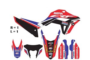 Kit Autocollants compatible avec per HONDA CRF 300L 2021 - MXPKAD15031