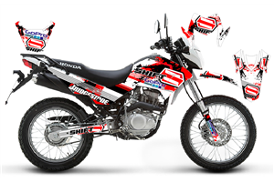 Kit de pegatinas compatible con per HONDA XR 150 L 2016 - MXPKAD15032