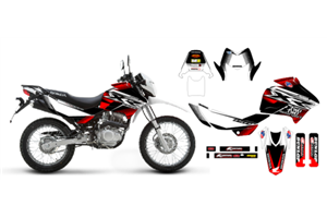 Sticker set compatible with per HONDA XR 150 L 2016 - MXPKAD15033