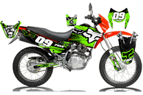Sticker set compatible with per HONDA XR 150 L 2016 - MXPKAD15034