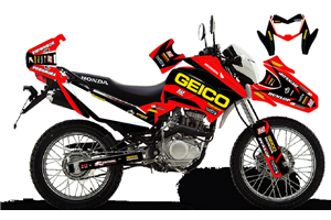 Kit de pegatinas compatible con per HONDA XR 150 L 2016 - MXPKAD15035