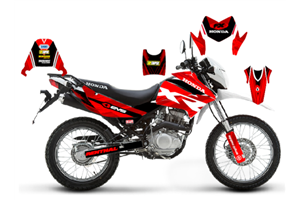 Sticker set compatible with per HONDA XR 150 L 2016 - MXPKAD15036