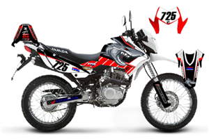Kit Autocollants compatible avec per HONDA XR 150 L 2016 - MXPKAD15037