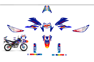 Kit de pegatinas compatible con per HONDA XR 150 L 2016 - MXPKAD15038