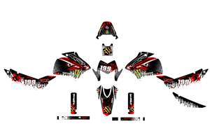 Sticker set compatible with per HONDA XR 150 L 2016 - MXPKAD15039