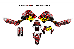 Sticker set compatible with per HONDA XR 150 L 2016 - MXPKAD15041
