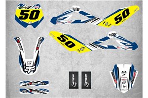 Kit de pegatinas compatible con per HUSQVARNA CR 50 2011 - 2012 - MXPKAD14876
