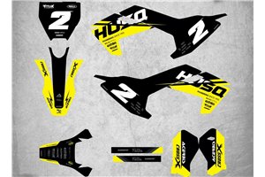 Kit Autocollants compatible avec per HUSQVARNA TC 50 2017 - 2021 - MXPKAD15073