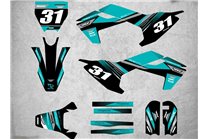 Kit Autocollants compatible avec per HUSQVARNA TC 50 2017 - 2021 - MXPKAD15075