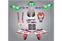 Aufkleber Satz kompatibel mit per HUSQVARNA WR 125 2008 - 2013 - MXPKAD14886