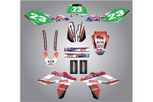 Kit Autocollants compatible avec per HUSQVARNA WR 125 2008 - 2013 - MXPKAD14886