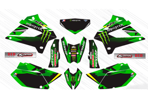 Sticker set compatible with per KAWASAKI DTX 250 2008 - 2018 - MXPKAD15079