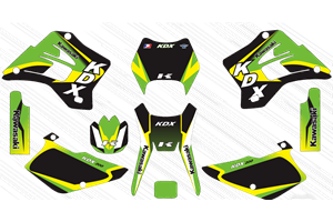 Kit adesivi compatibile con per KAWASAKI KDX 200 220 1995 - 2008 - MXPKAD14897