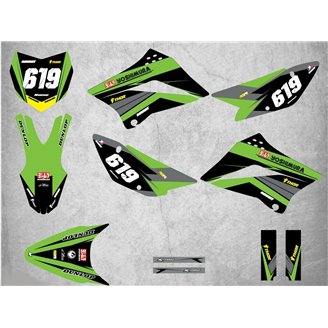 Kit adesivi compatibile con per KAWASAKI KLX 110 2010 - 2020 - MXPKAD14891