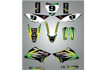 Kit de pegatinas compatible con per KAWASAKI KLX 110 2010 - 2020 - MXPKAD14891