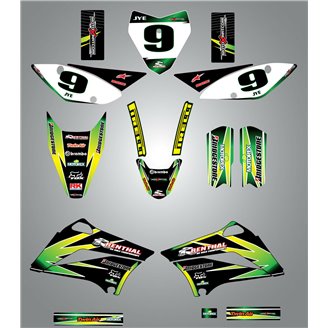 Kit adesivi compatibile con per KAWASAKI KLX 110 2010 - 2020 - MXPKAD14891