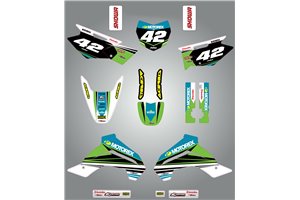 Kit adesivi compatibile con per KAWASAKI KLX 140 2008 - 2017 - MXPKAD14894