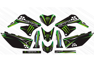 Sticker set compatible with per KAWASAKI KLX 150 2013 - 2015 - MXPKAD14895