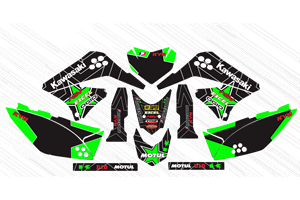 Kit Autocollants compatible avec per KAWASAKI KLX 150 2013 - 2015 - MXPKAD14895