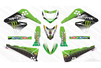 Kit de pegatinas compatible con per KAWASAKI KLX 150 2013 - 2015 - MXPKAD15086