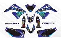 Kit de pegatinas compatible con per KAWASAKI KLX 150 2013 - 2015 - MXPKAD15088