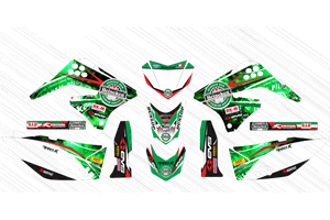 Sticker set compatible with per KAWASAKI KLX 150 2013 - 2015 - MXPKAD15090