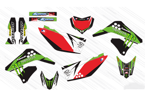 Sticker set compatible with per KAWASAKI KLX 150 2013 - 2015 - MXPKAD15092