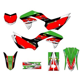 Kit adesivi compatibile con per KAWASAKI KLX 230 230R 2020 - 2022 - MXPKAD14898