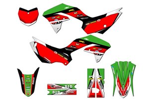 Sticker set compatible with per KAWASAKI KLX 230 230R 2020 - 2022 - MXPKAD14898