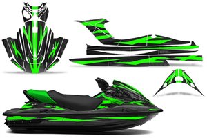 Kit de pegatinas compatible con per Kawasaki STX 15F 2017 - MXPKAD15121