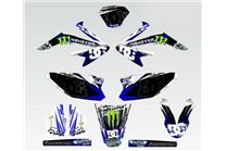 Aufkleber Satz kompatibel mit per HM 50 DERAPAGE 2010 - 2016 - MXPKAD13609