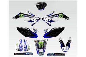 Sticker set compatible with per HM 125 DERAPAGE 2T 2010 - 2016 - MXPKAD15150