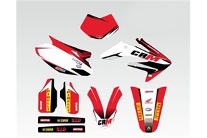 Sticker set compatible with per HM 125 DERAPAGE 4T 2010 - 2016 - MXPKAD15151