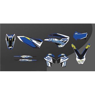 Kit Autocollants compatible avec per HUSABERG TE 250 2011 - 2012 - MXPKAD14874