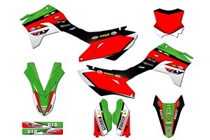 Sticker set compatible with per KAWASAKI KLX 300 R 2020 - 2022 - MXPKAD14901