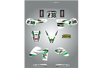 Kit de pegatinas compatible con per KAWASAKI KX 60 1985 - 2005 - MXPKAD14888
