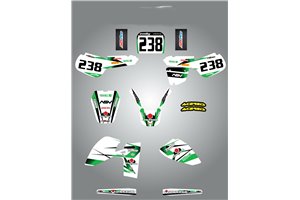 Sticker set compatible with per KAWASAKI KX 60 1985 - 2005 - MXPKAD14888