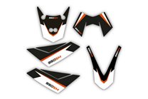Aufkleber Satz kompatibel mit per KTM 950 SUPERMOTO 2006 - 2007 - MXPKAD14908