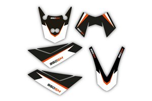 Kit de pegatinas compatible con per KTM 950 SUPERMOTO 2006 - 2007 - MXPKAD14908