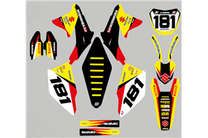 Sticker set compatible with per SUZUKI DR 650 1996 - 2021 - MXPKAD14914