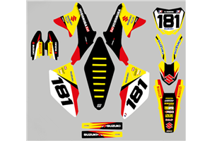 Kit de pegatinas compatible con per SUZUKI DR 650 1996 - 2021 - MXPKAD15204