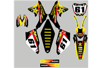 Kit adesivi compatibile con per SUZUKI DR 650 1996 - 2021 - MXPKAD15207