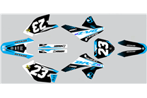 Aufkleber Satz kompatibel mit per SUZUKI DRZ 125 2008 - 2018 - MXPKAD15209