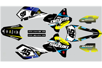 Kit adesivi compatibile con per SUZUKI DRZ 400 SM 2000 - 2020 - MXPKAD14913